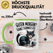 Sarkastische Katze Tasse Geschenkidee Guten Morgen Ganz Dünnes Eis Grün Trendation