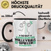 Volleyballspieler Geschenk Tasse So Gut Kann Nur Ein Volleyballspieler Aussehen Geschenkidee Kaffee-Becher Schwarz Trendation