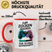 Gamer Gaming Liebhaber Tasse Geschenk Lustige Geschenkidee Spruch Zum Zocken Geboren Zur Schule Gezwungen Rot Trendation