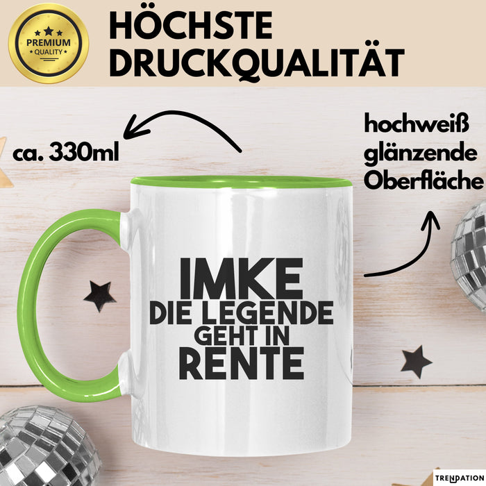 Imke Tasse Imke – Die Legende Geht In Rente Geschenk