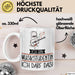 Geschenk für Musikstudentin Tasse Lustige Geschenkidee Geburtstag Ich Bin Musikstudentin Ich Darf Das Weiß Trendation