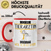 Tierärztin Tasse Geschenk Ich Bin Tierärztin Warum Weil Ich Es Kann Geschenkidee Geburtstag Rot Trendation