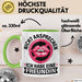 Freundin Tasse "Ich habe eine Freundin nicht ansprechen" lustige Geschenkidee Grün Trendation