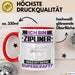Zipliner Tasse Geschenk für Zipliner Geburtstag Lustiger Spruch Kaffee-Becher Was Ist Deine Superkraft Rot Trendation