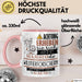 Wildtierforscherin Tasse Geschenk Lustiger Spruch Bitte Erheben Sie Sich Seine Majestät Die Wildtierforscherin Betritt Den Raum Rosa Trendation