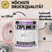 Zipliner Tasse Geschenk für Zipliner Geburtstag Lustiger Spruch Kaffee-Becher Was Ist Deine Superkraft Rosa Trendation