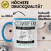 Country-Fan Und Prinzessin Tasse Geschenk Für Eine Country-Fan Geburtstag Was Ist Deine Superkraft Blau Trendation