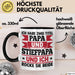 Stiefpapa Papa Tasse Geschenk Vatertag Geschenkidee Ich Habe Zwei Titel Papa Und Stiefpapa Und Ich Rocke Sie Beide Trendation