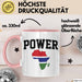 Afrika Tasse Geschenk Schwarz Afrikanischen Power Gambia Map Becher Rosa Trendation