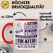 Skater Geschenk Tasse Lustiger Spruch Erheben Sie Sich Der Skater Betritt den Raum Rot Trendation