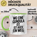 Gundula Tasse Geschenk Wo Eine Gundula Ist Ist Auch Ein Weg Geschenkidee Becher mit Name Grün Trendation