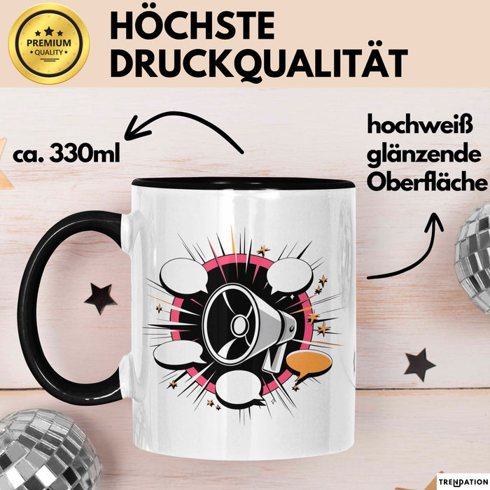 Extrovertierter Tasse Geschenk Lustige Geschenkidee Spruch Für Soziale Schmetterlinge Trendation