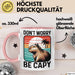 Capybara Don'T Worry Be Capy Tasse Geschenk Capybara Tier Geschenkidee Rosa Trendation
