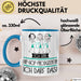 Geschenk für Hip-Hop-Produzentin Tasse Lustige Geschenkidee Geburtstag Ich Bin Hip-Hop-Produzentin Ich Darf Das Blau Trendation