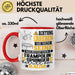 Trampolinspringer Geschenk Tasse Lustiger Spruch Erheben Sie Sich Der Trampolinspringer Betritt den Raum Rot Trendation