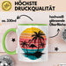 Flamingo Tier Tasse Geschenk Lustige Geschenkidee Spruch Grün Trendation