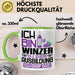 Winzer Ausbildung Tasse Geschenk Ich Bin Winzer In Der Ausbildung Ich Darf Das Geschenkidee Spruch Grün Trendation