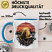 Bauarbeiter Tasse Geschenkidee für Bauarbeiter Blau Trendation