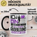 Hotelkaufmann Ausbildung Tasse Geschenk Ich Bin Hotelkaufmann In Der Ausbildung Ich Darf Das Geschenkidee Spruch Schwarz Trendation