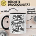 Roswitha Tasse Geschenk Chillt Mal Alle Roswitha Ist Ja Jetzt Da Geschenkidee Becher mit Name Schwarz Trendation