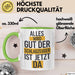 Schlagzeugspieler Schlagzeuger Schlagzeug Tasse Geschenk Lustige Geschenkidee Spruch Der Schlagzeuger Ist Jetzt Da Grün Trendation