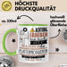 Plattenproduzentin Tasse Geschenk Lustiger Spruch Bitte Erheben Sie Sich Seine Majestät Die Plattenproduzentin Betritt Den Raum Grün Trendation