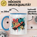 Skater Tasse Geschenkidee Skateboard Fan Lustiger Spruch Geschenkidee Lustig Blau Trendation