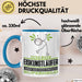 Eiskunstläufer Geschenk Tasse Ich Bin Eiskunstläufer Aber Sag Doch Einfach Superheld Lustige Geschenkdiee für Eiskunstläufer Kaffee-Becher Blau Trendation