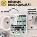 Handballspieler Geschenk Tasse Lustiger Spruch Erheben Sie Sich Der Handballspieler Betritt den Raum Weiß Trendation