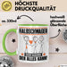 Halbschwager Tasse Geschenk für Halbschwager Der Mann Der Alles Kann Geschenkidee zum Geburtstag Grün Trendation
