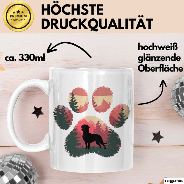 Appenzeller Sennenhund Hund Tasse Geschenk Lustige Geschenkidee Spruch Weiß Trendation