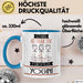 Yogini Tasse Geschenk Becher Stark Attraktiv Furchtlos Yogini Lustige Geschenkidee Blau Trendation
