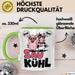 Schweinebauer Schweine Kuh Tier Tasse Geschenk Lustige Geschenkidee Spruch Sau Kuhl Grün Trendation