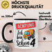 4. Geburtstag Tasse Geschenk Ich bin schon 4 Geschenkidee Geschenkidee Lustig Trendation