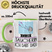 Geschenk für Taucherin Tasse Lustige Geschenkidee Geburtstag Ich Bin Taucherin Ich Darf Das Grün Trendation