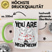 Valentinstag Tasse Geschenk für Ihn Sie Männer Für Paare Freundin Geschenkidee Kaffee-Becher Liebe You Are My Meow Meow Katzen-Besitzer Paar Grün Trendation