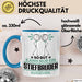 Stiefbruder Geschenk Tasse So Gut Kann Nur Ein Stiefbruder Aussehen Geschenkidee Kaffee-Becher Blau Trendation