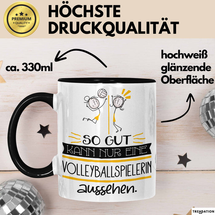 Volleyballspielerin Geschenk Tasse So Gut Kann Nur Eine Volleyballspielerin Aussehen Geschenkidee Geburtstag Weihnachten Lustig Trendation