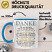 Unterricht Lehrer Wertschätzung Tasse Geschenk Lustige Geschenkidee Spruch Danke Für Das Kuscheln Blau Trendation