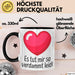Entschuldigung Tasse Es Tur Mir So Leid Geschenkidee Sorry Becher Schwarz Trendation