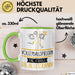 Volleyballspielerin Geschenk Tasse Becher Die Frau Die Allen Kann Geschenkidee für eine Volleyballspielerin Lustig Grün Trendation
