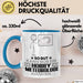 Hobbymeteorologe Geschenk Tasse So Gut Kann Nur Ein Hobbymeteorologe Aussehen Geschenkidee Kaffee-Becher Blau Trendation