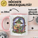 Frosch Tier Spielt Banjo Tasse Geschenk Lustige Geschenkidee Spruch Rosa Trendation