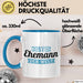 Bester Ehemann Der Welt Tasse Geschenk Becher Jahrestag Blau Trendation