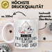Geschenk für Tierheimunterstützerin Tasse Lustige Geschenkidee Geburtstag Ich Bin Tierheimunterstützerin Ich Darf Das Weiß Trendation