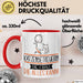 Katzenbetreuerin Geschenk Tasse Becher Die Frau Die Allen Kann Geschenkidee für eine Katzenbetreuerin Lustig Rot Trendation