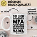 Medizinischer Assistent Arzt Tasse Geschenk Lustige Geschenkidee Spruch Sei Lieb Zu Deiner Mfa Ich Stehe Am Besseren Ende Der Nadel Weiß Trendation