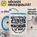 München Tasse Geschenk Heimat Münchener Geschenkidee Kaffee-Becher Bayern Niemand Ist Perfekt Aber Als Münchener Ist Man Verdammt Nah Dran Blau Trendation