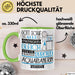 Aquarianerin Geschenk Becher Tasse Gott Schuf Alle Menschen Gleich Nur Die Besten Durfeten Aquarianerin Werden Geschenkidee Lustig Grün Trendation
