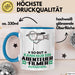 Abenteuerfilmer Geschenk Tasse So Gut Kann Nur Ein Abenteuerfilmer Aussehen Geschenkidee Kaffee-Becher Blau Trendation